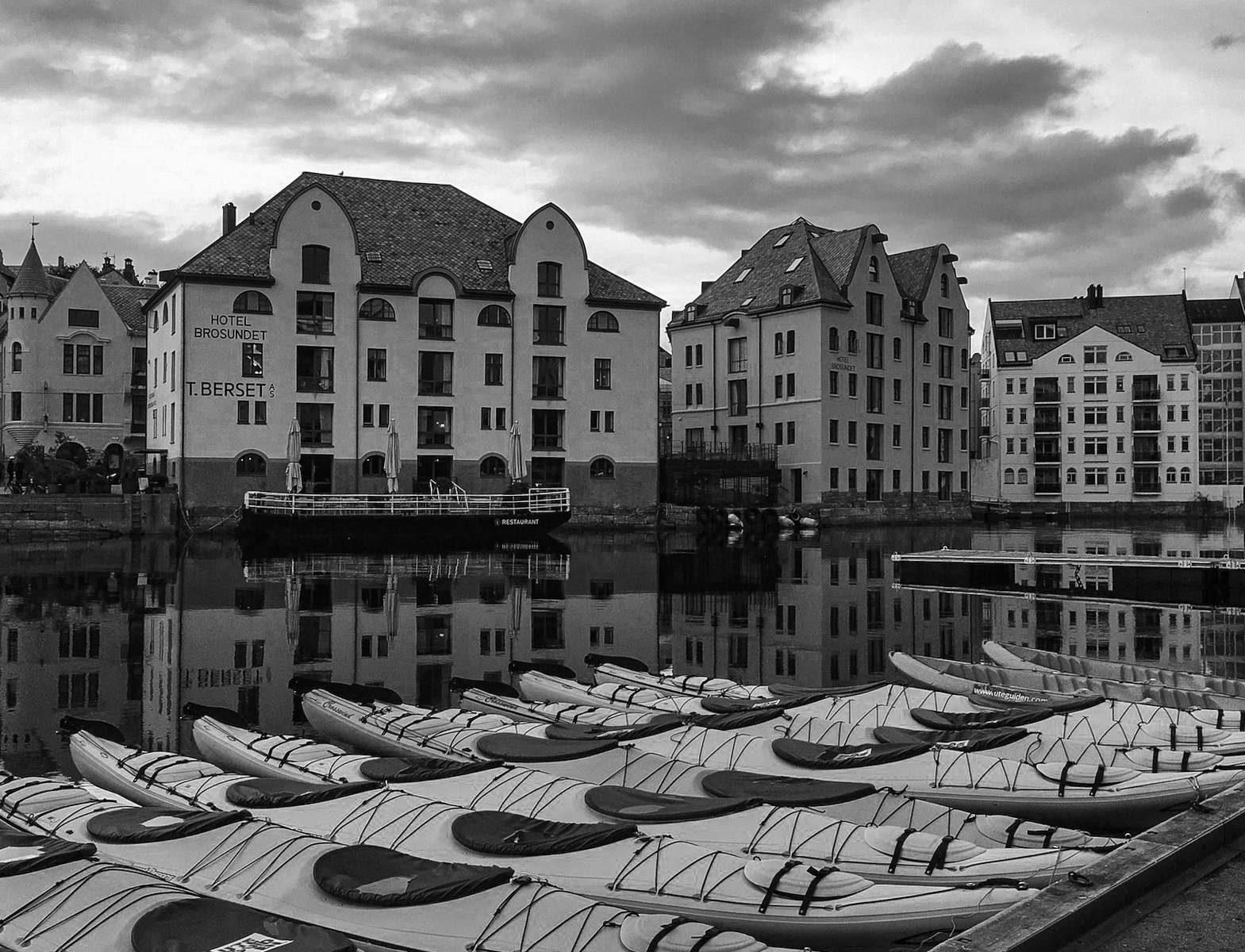 Moored Flotilla - Viv Scurrell